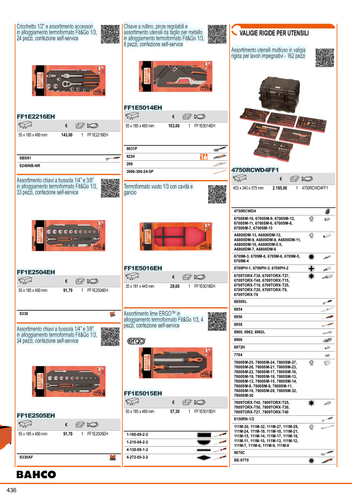 Strumenti del catalogo generale BAHCO NR.: 21405 - Seite 438