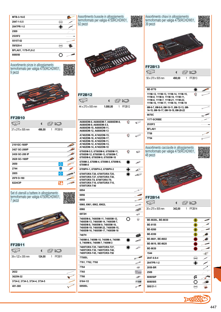 Strumenti del catalogo generale BAHCO n.: 21405 - Pagina 449