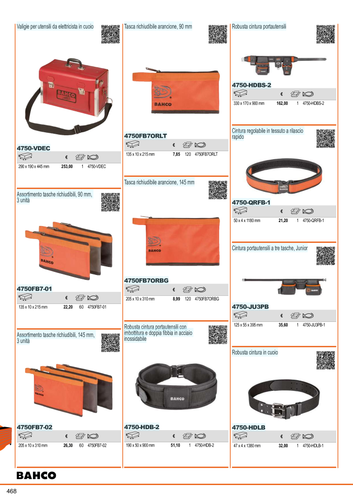 Strumenti del catalogo generale BAHCO NEJ.: 21405 - Sida 470