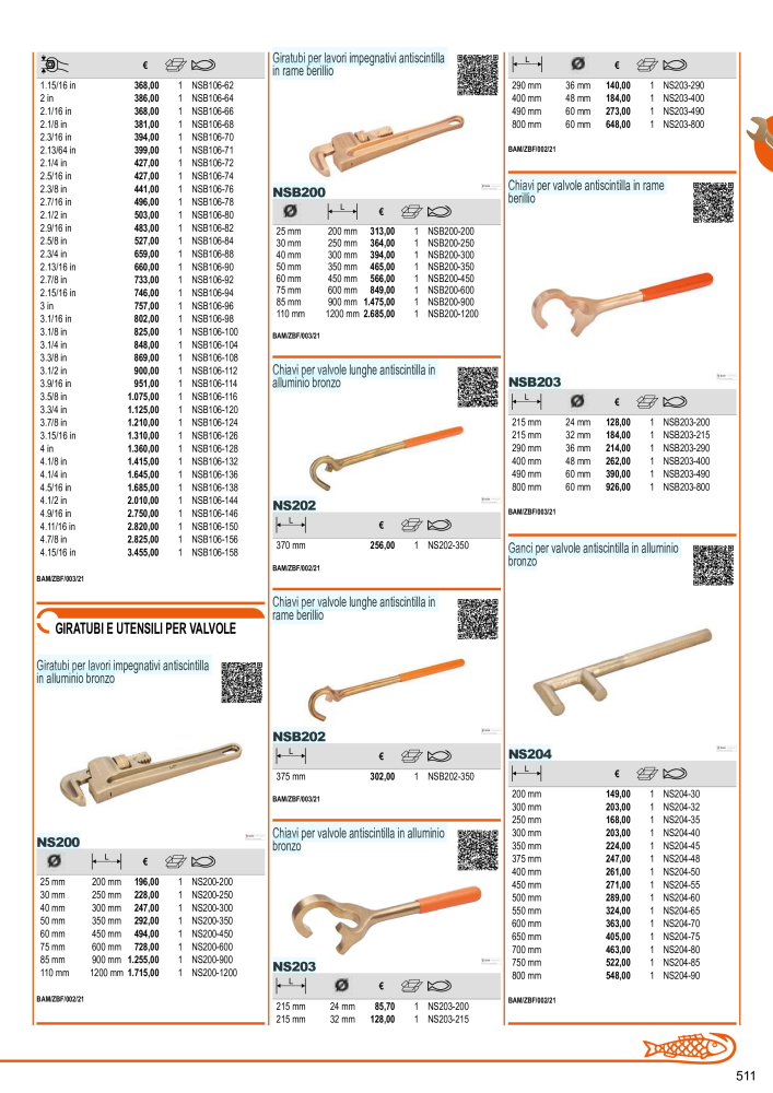 Strumenti del catalogo generale BAHCO n.: 21405 - Pagina 513