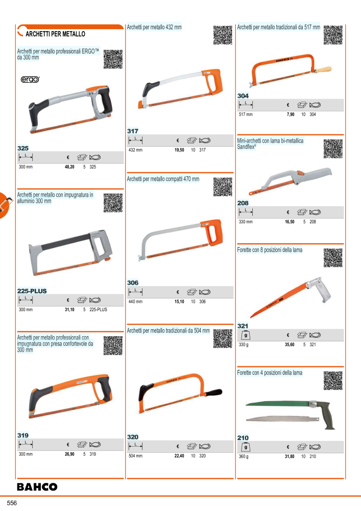 Strumenti del catalogo generale BAHCO n.: 21405 - Pagina 558