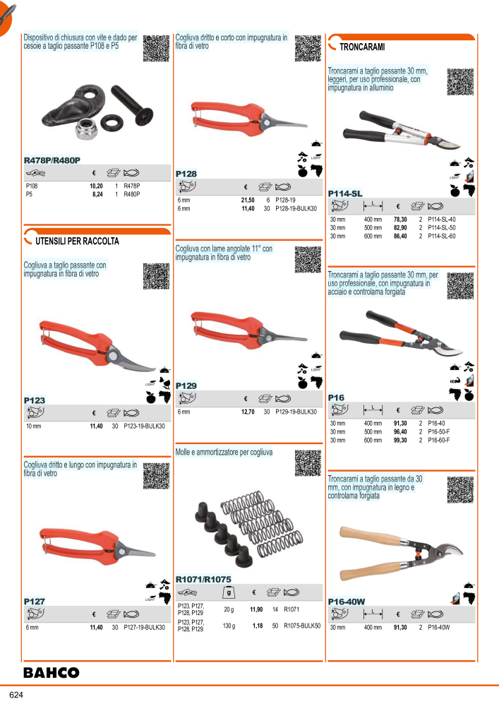 Strumenti del catalogo generale BAHCO n.: 21405 - Pagina 626