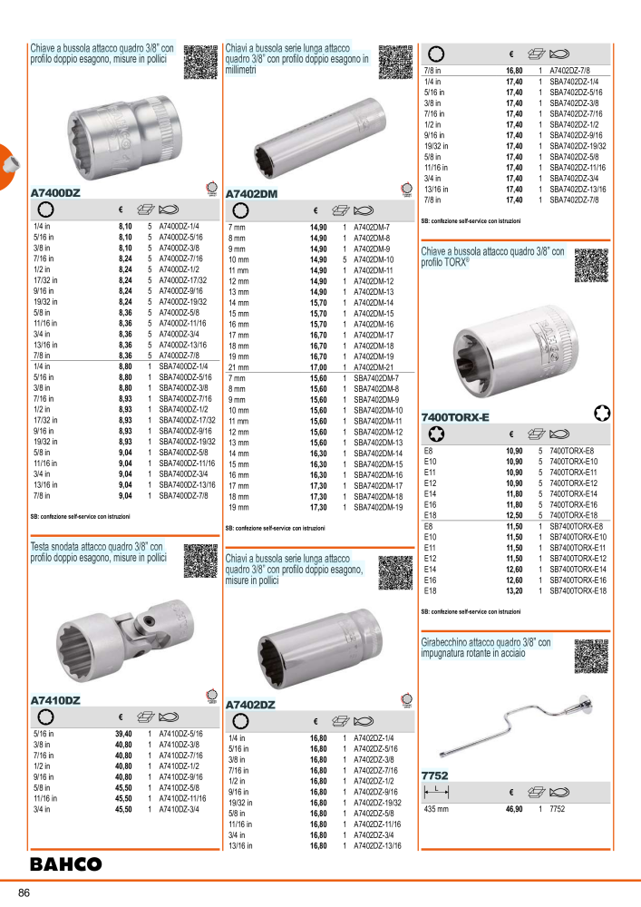 Strumenti del catalogo generale BAHCO n.: 21405 - Pagina 88