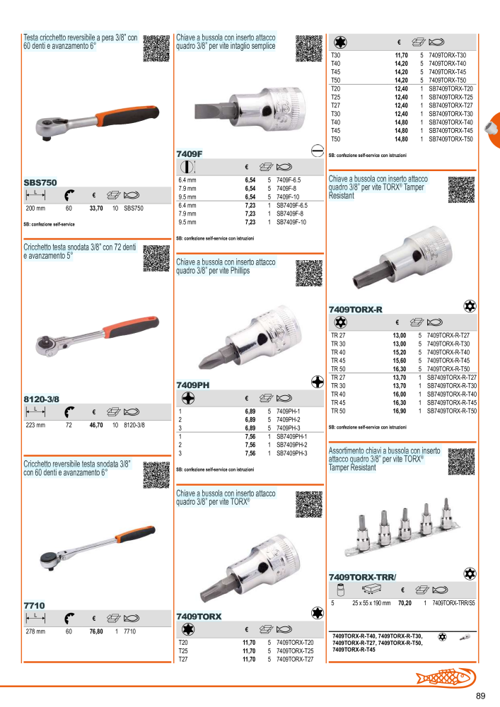 Strumenti del catalogo generale BAHCO n.: 21405 - Pagina 91