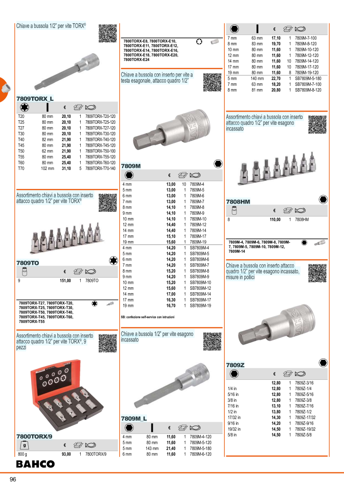 Strumenti del catalogo generale BAHCO NR.: 21405 - Seite 98