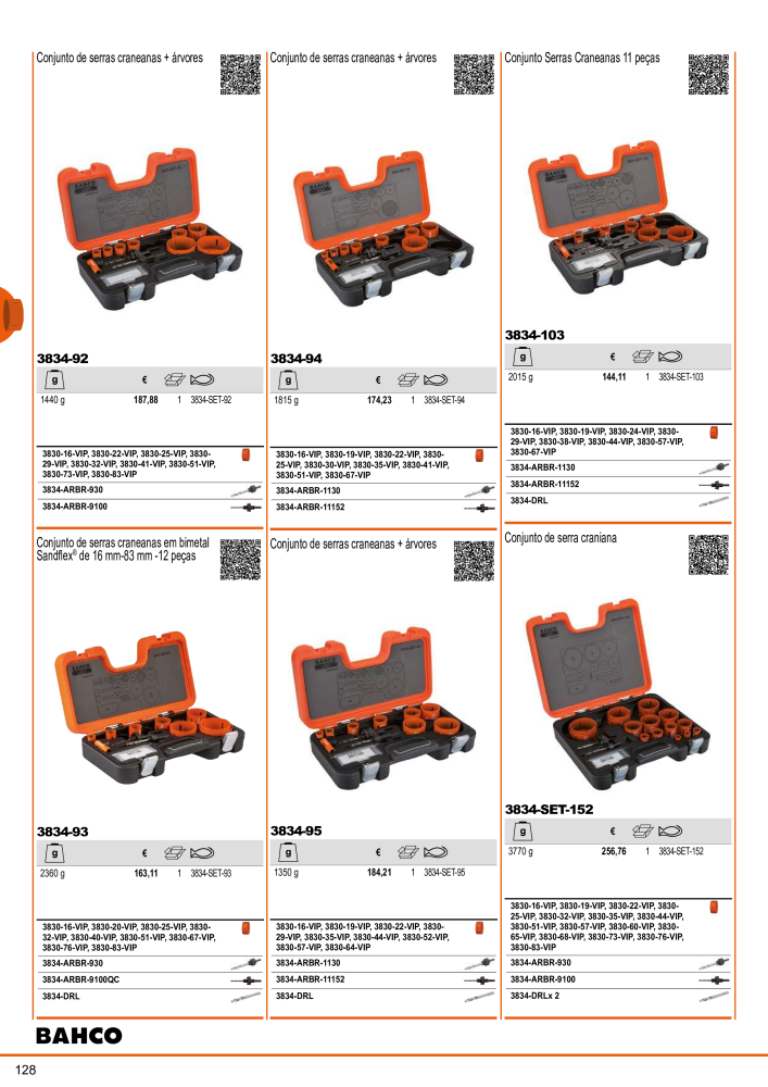 Ferramentas do catálogo geral BAHCO Nº: 21407 - Página 130