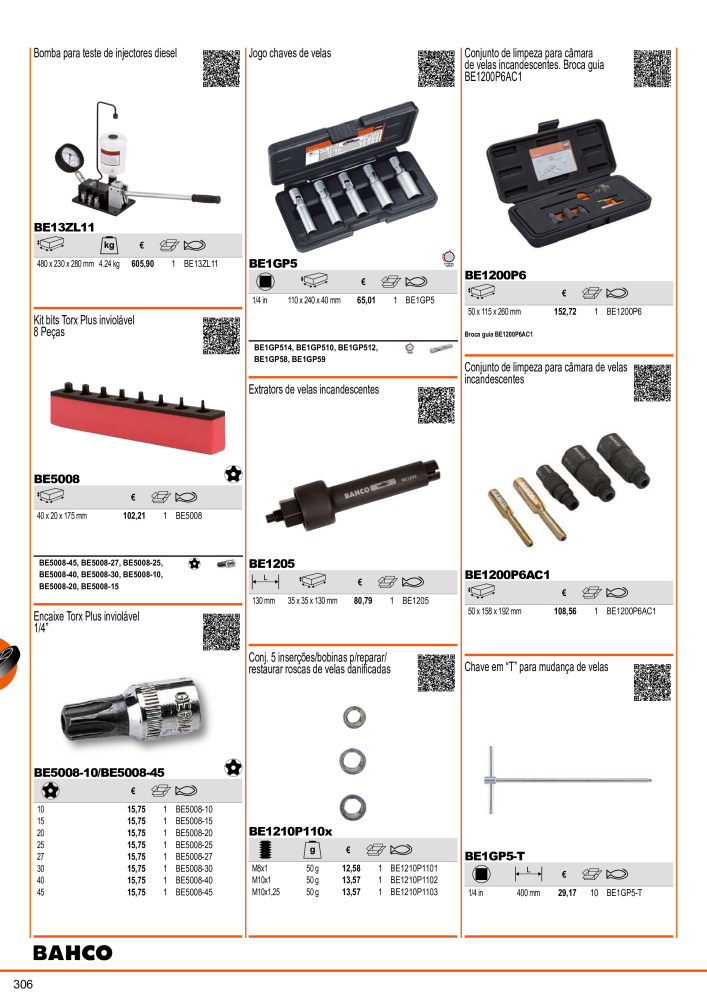 Ferramentas do catálogo geral BAHCO Nº: 21407 - Página 308