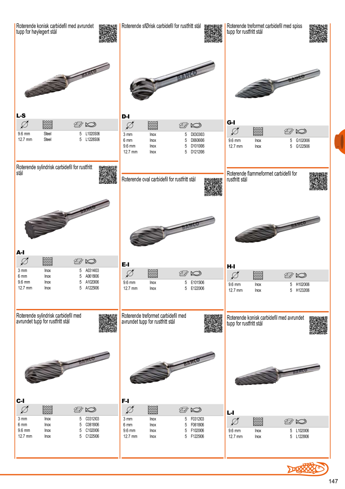 BAHCO generelle katalogverktøy NO.: 21410 - Page 149