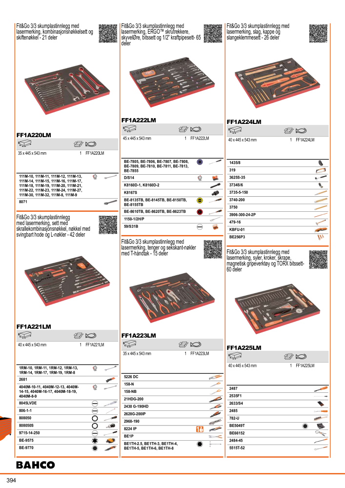 BAHCO generelle katalogverktøy n.: 21410 - Pagina 396