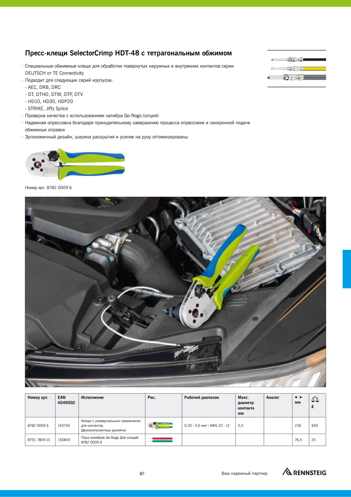Основной каталог RENNSTEIG обработка кабеля NR.: 21414 - Strona 87