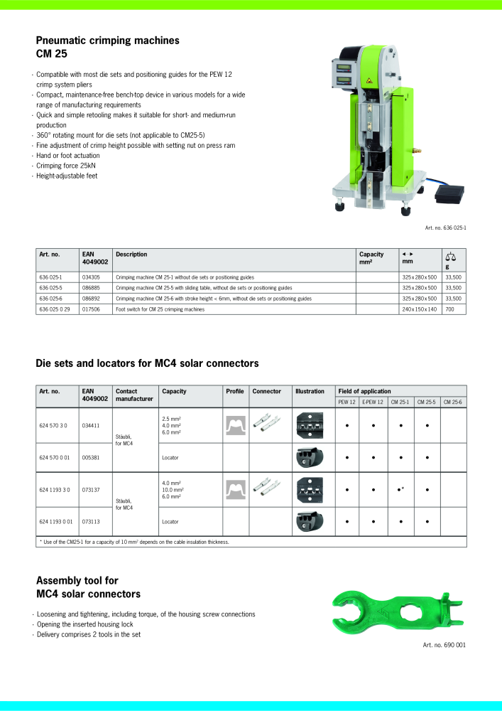 RENNSTEIG special catalog solar applications Nb. : 21423 - Page 3