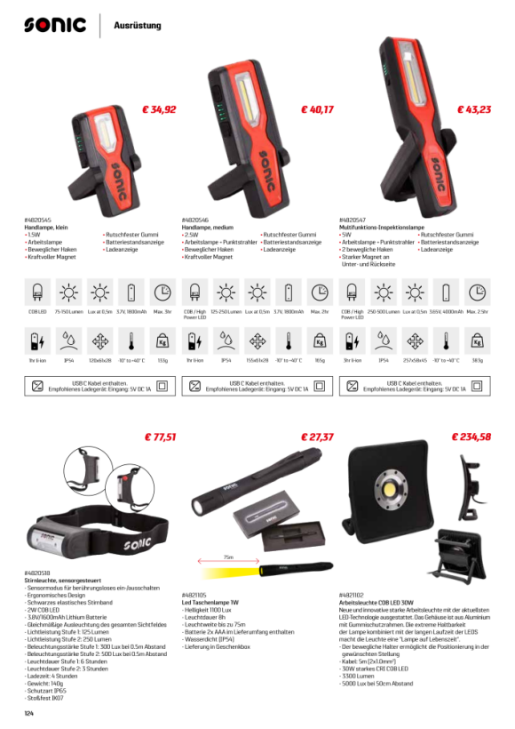 Sonic LED-lampa 21+5 LEDS 4821102