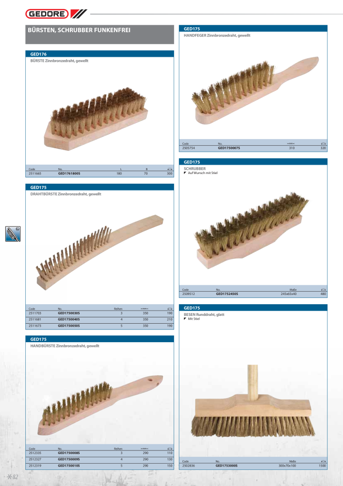 GEDORE funkenfreie Werkzeuge NR.: 2145 - Seite 76