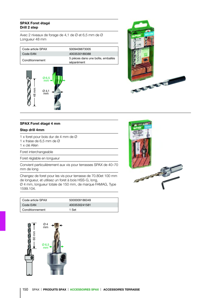 Catalogue des vis SPAX NR.: 2161 - Seite 150