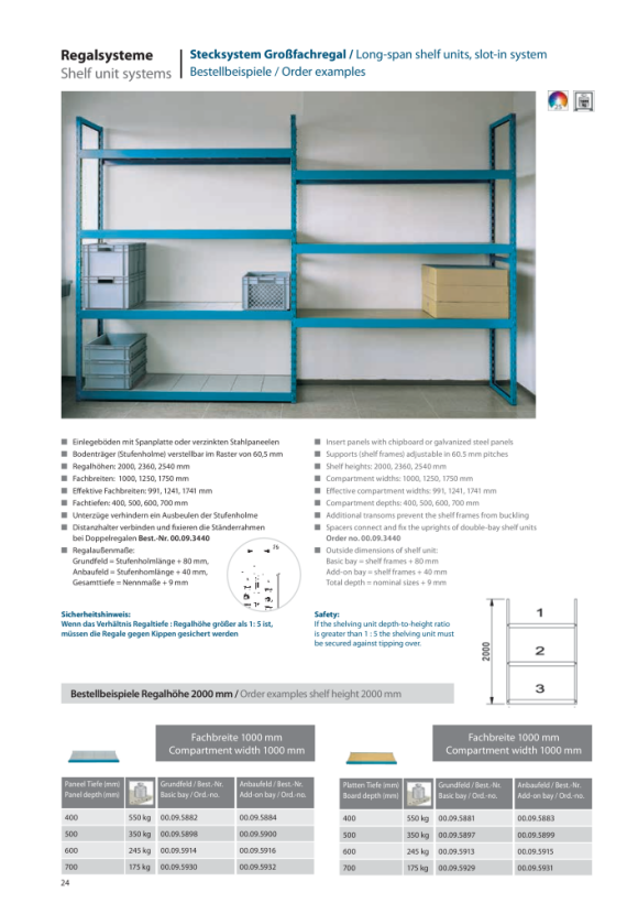 LOKOMA RUG RACK GF,2000x1080x500 5 FLOORS a 200KG,PAINT,M.WINGS. 00.09.3925