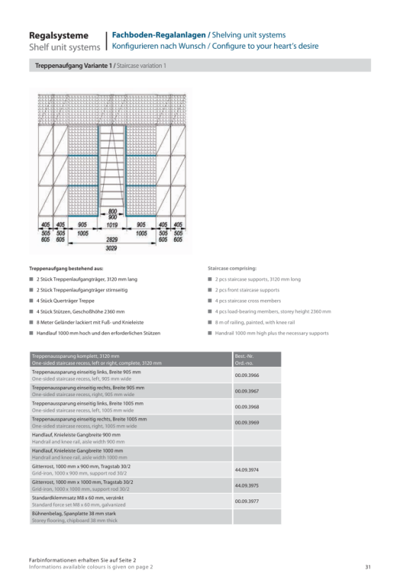 LOKOMA GRID 1000x1000,VERZ. SP GRATING, WITH SEPARATING BAR 30/2 44.09.3975