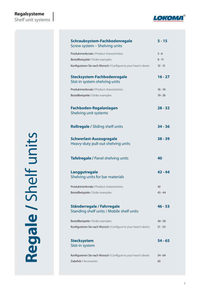 Lokoma shelf unit systems NR.: 2165 - Pagina 2