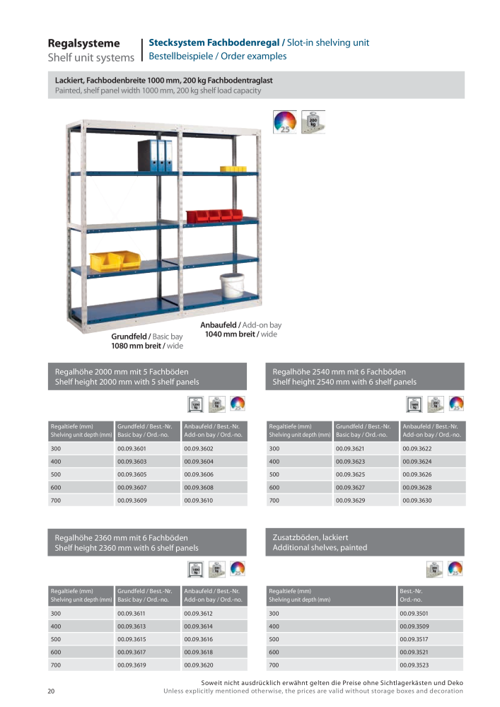 Lokoma shelf unit systems Nb. : 2165 - Page 21