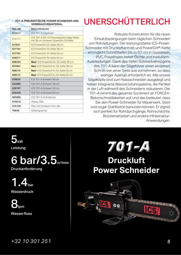 ICS Antriebrsrad - für alle 890F4-FL Sägen 565066