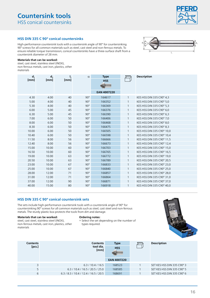 Pferd drilling and countersinking tools NO.: 2179 - Page 16