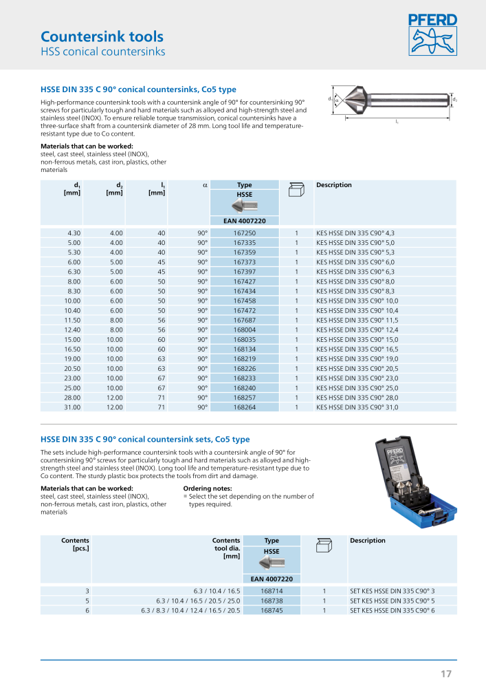 Pferd drilling and countersinking tools NO.: 2179 - Page 17