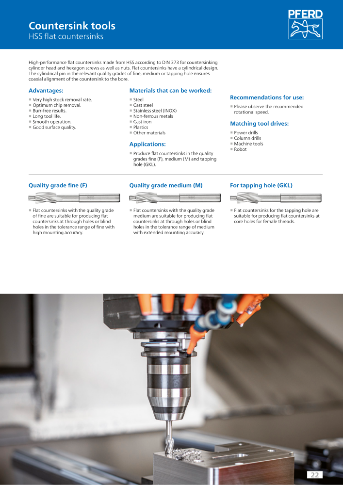 Pferd drilling and countersinking tools Nº: 2179 - Página 22