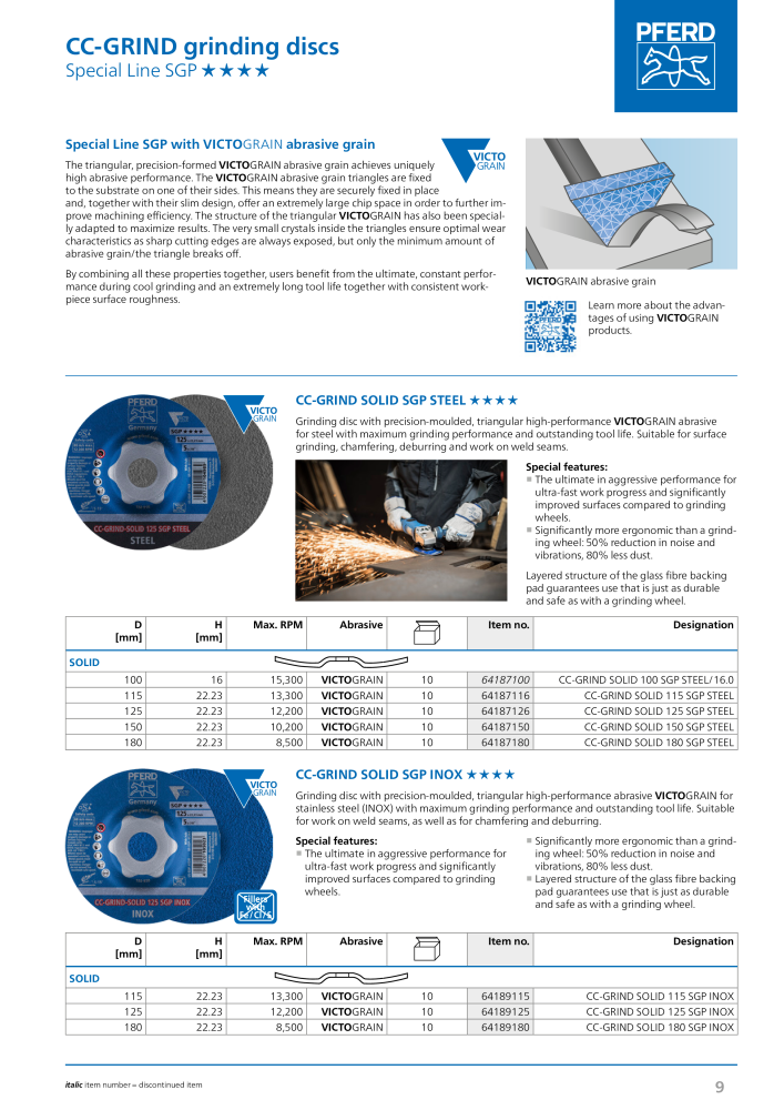 PFERD CC-GRIND Systems NO.: 2180 - Page 9