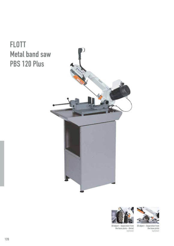 Flott Transportador de rolos 2m (150 kg/m) para PBS 120 Plus 570507