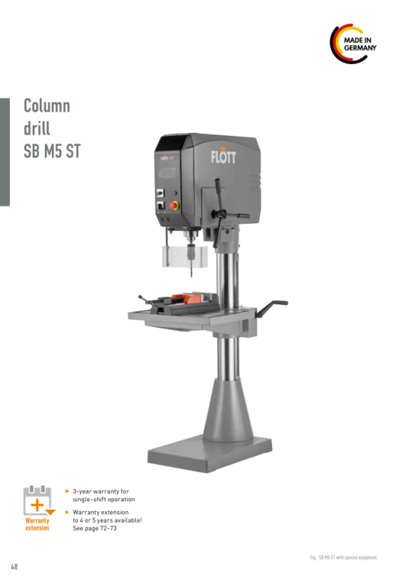 Flott Iluminación LED en el cabezal para taladradora 290070