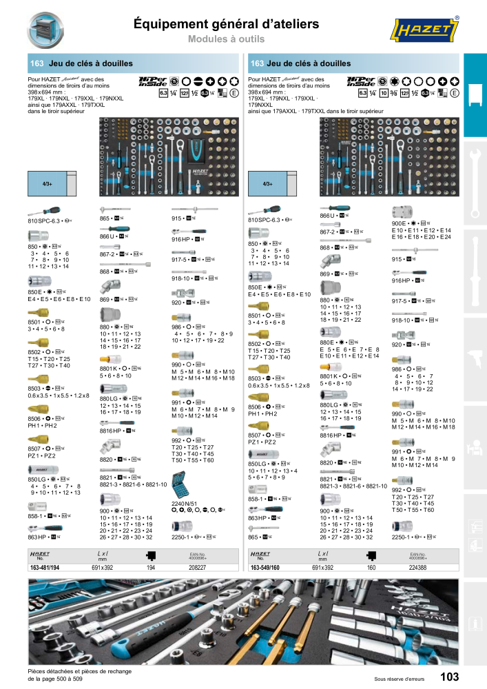 HAZET catalogue principal NR.: 2203 - Strona 103