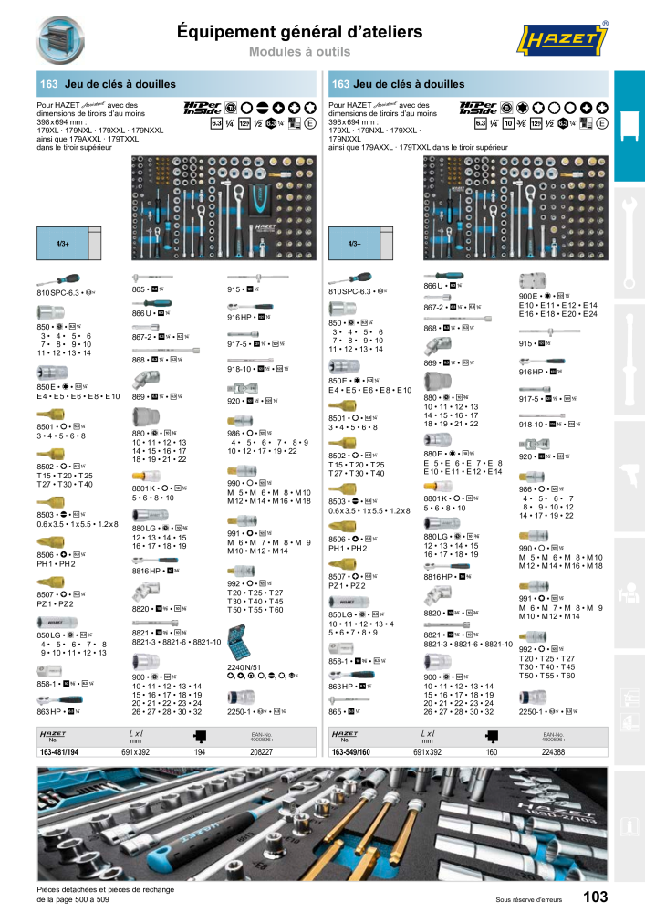 HAZET catalogue principal NR.: 2203 - Strona 105