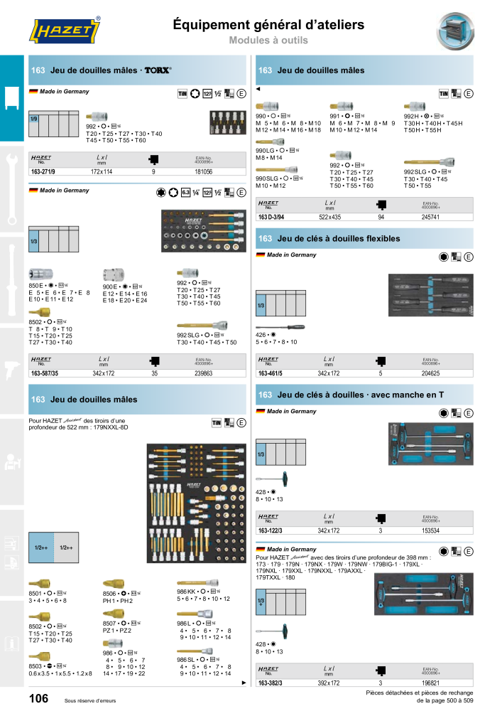 HAZET catalogue principal NO.: 2203 - Page 106