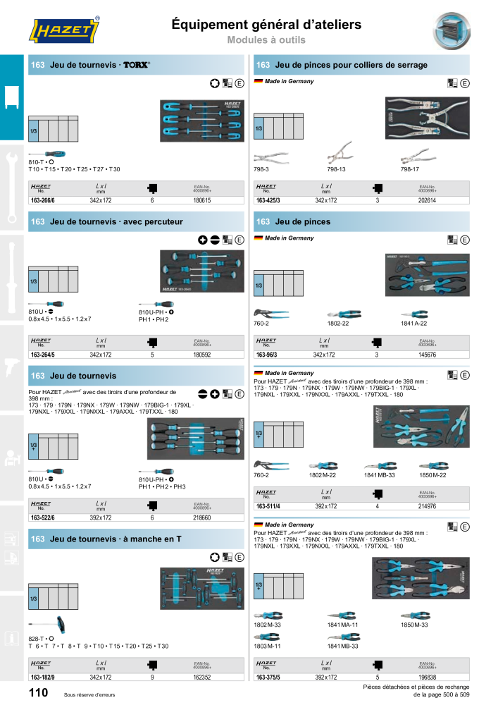 HAZET catalogue principal n.: 2203 - Pagina 110