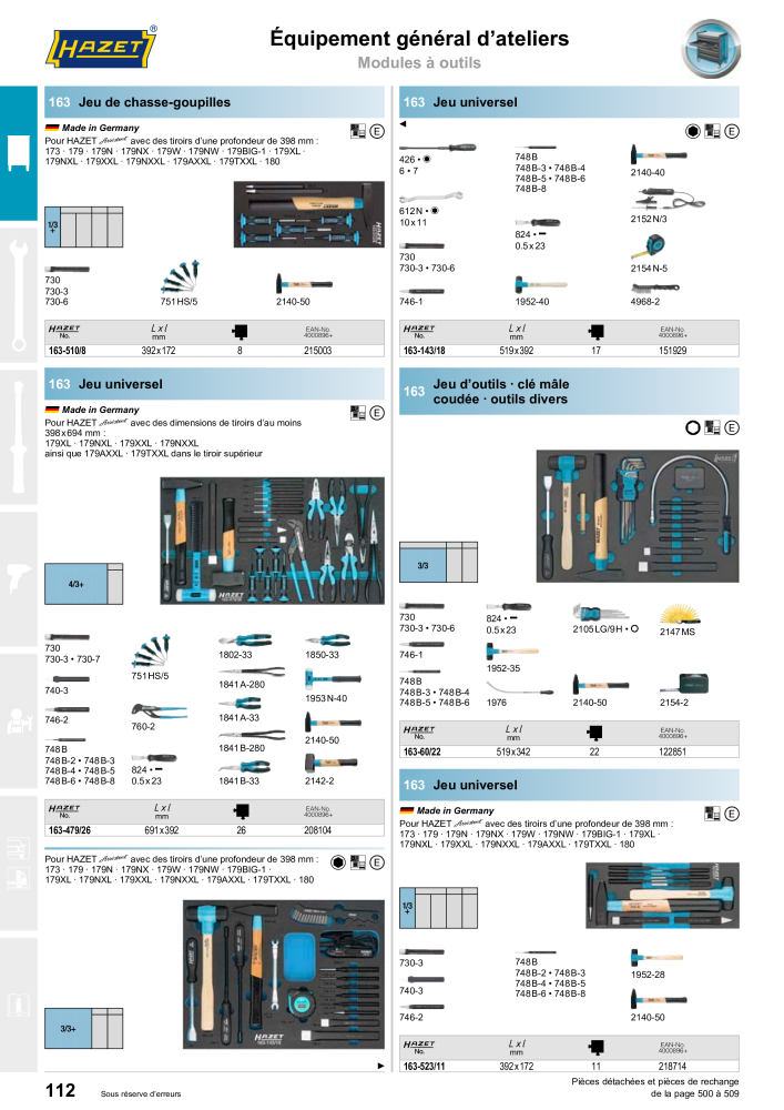 HAZET catalogue principal Č. 2203 - Strana 112