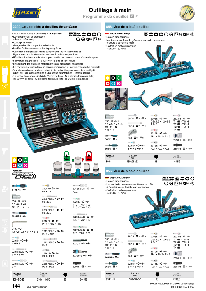 HAZET catalogue principal NR.: 2203 - Strona 144