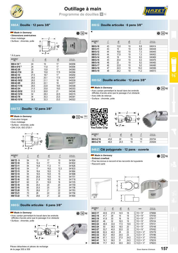 HAZET catalogue principal n.: 2203 - Pagina 157