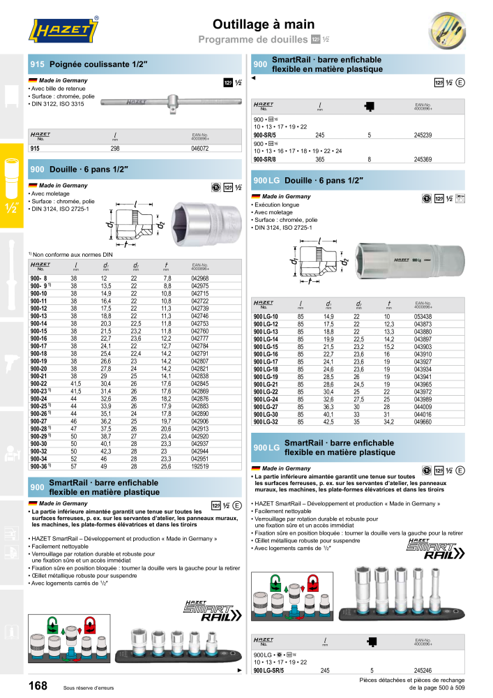 HAZET catalogue principal n.: 2203 - Pagina 168