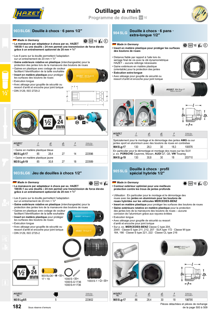 HAZET catalogue principal n.: 2203 - Pagina 182