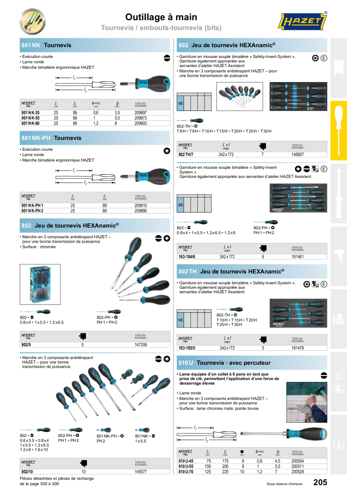 HAZET catalogue principal Nº: 2203 - Página 205