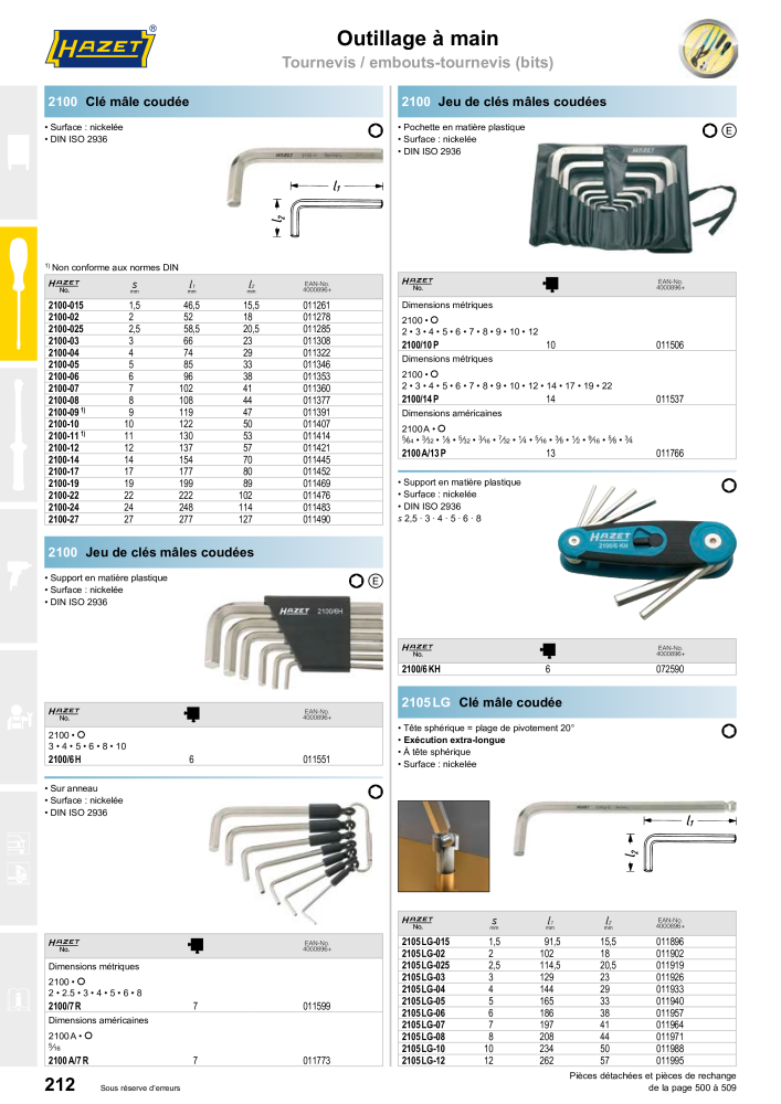 HAZET catalogue principal Nº: 2203 - Página 212