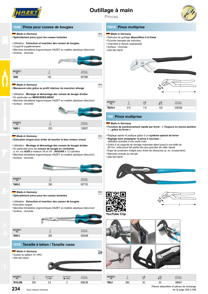 HAZET catalogue principal Nº: 2203 - Página 234