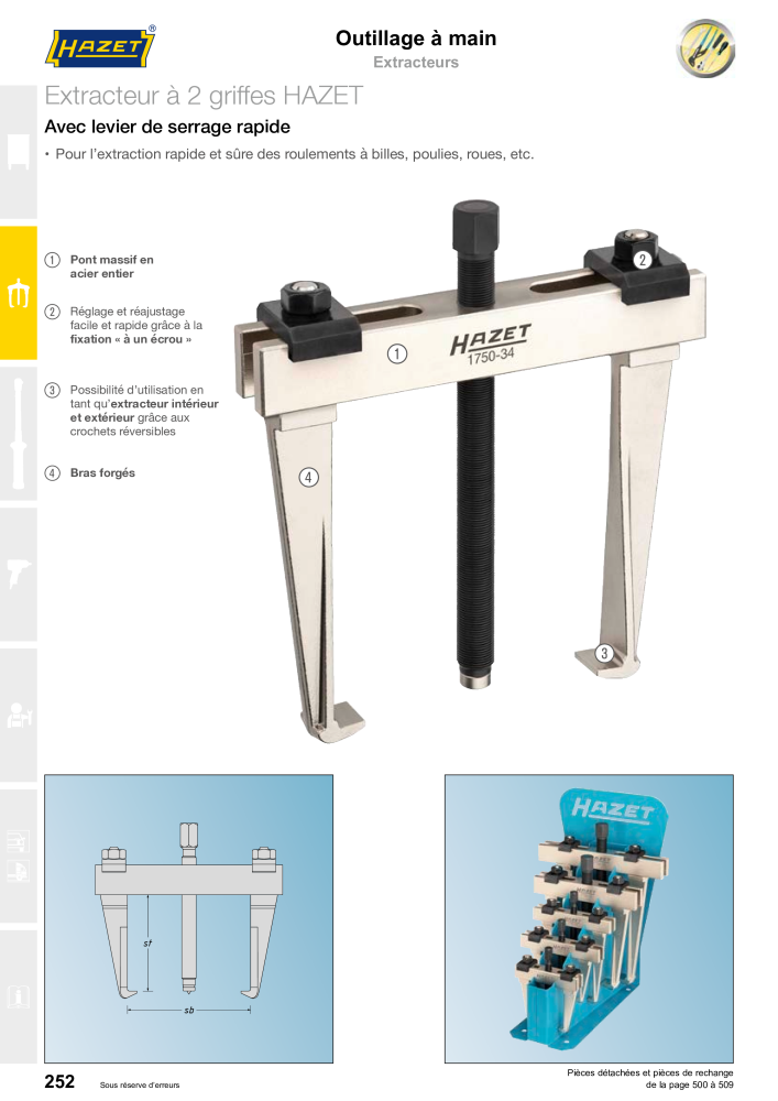 HAZET catalogue principal NR.: 2203 - Pagina 252