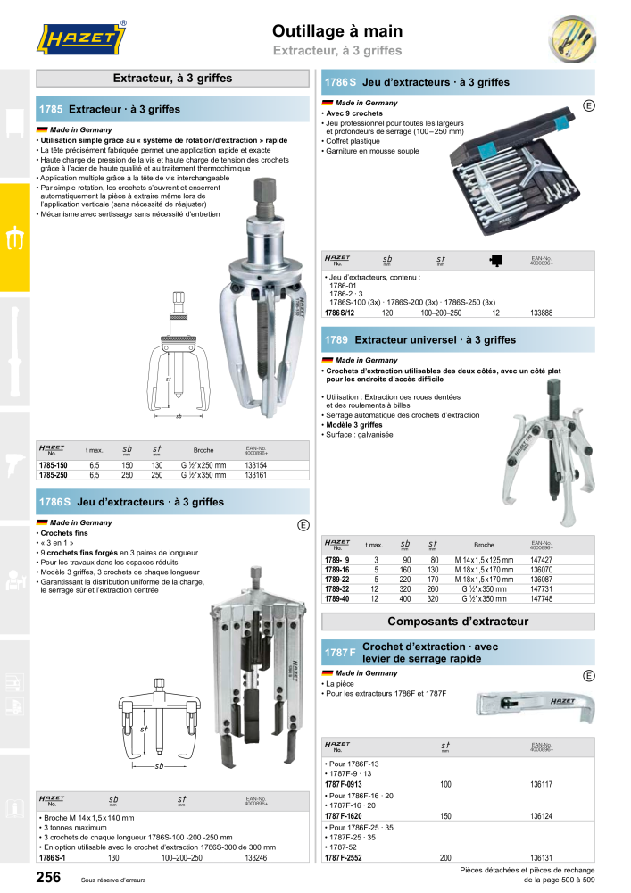 HAZET catalogue principal n.: 2203 - Pagina 256