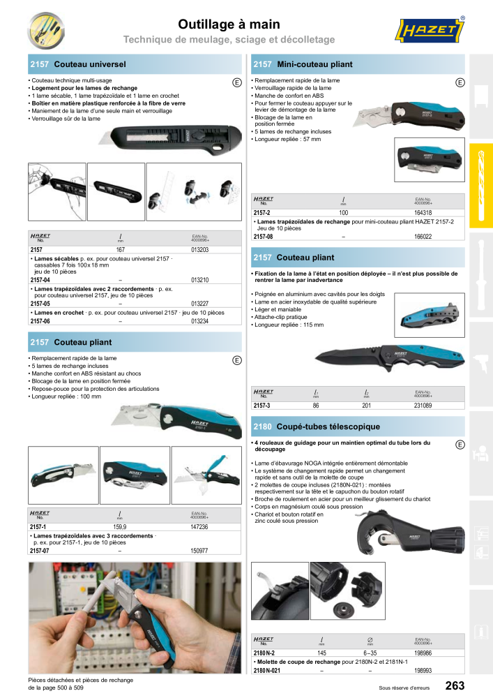 HAZET catalogue principal NR.: 2203 - Strona 263