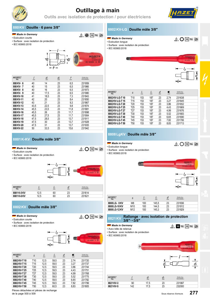 HAZET catalogue principal NR.: 2203 - Strona 277