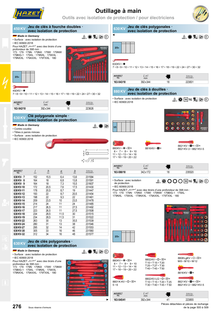 HAZET catalogue principal NR.: 2203 - Seite 278