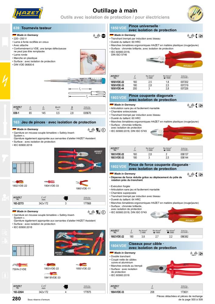 HAZET catalogue principal Nº: 2203 - Página 280