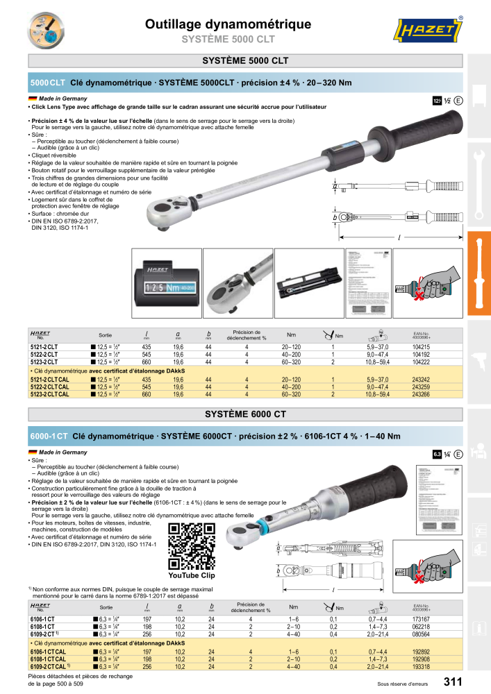 HAZET catalogue principal NR.: 2203 - Strona 311