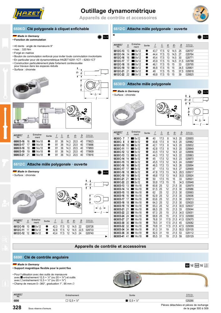 HAZET catalogue principal NR.: 2203 - Pagina 328