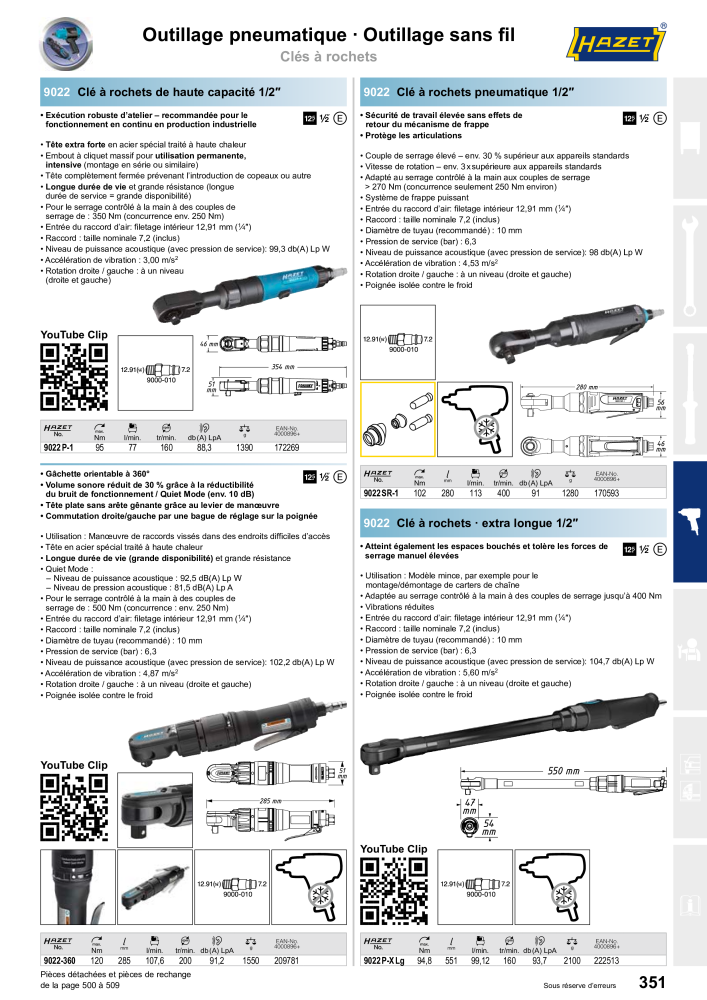 HAZET catalogue principal Nb. : 2203 - Page 351